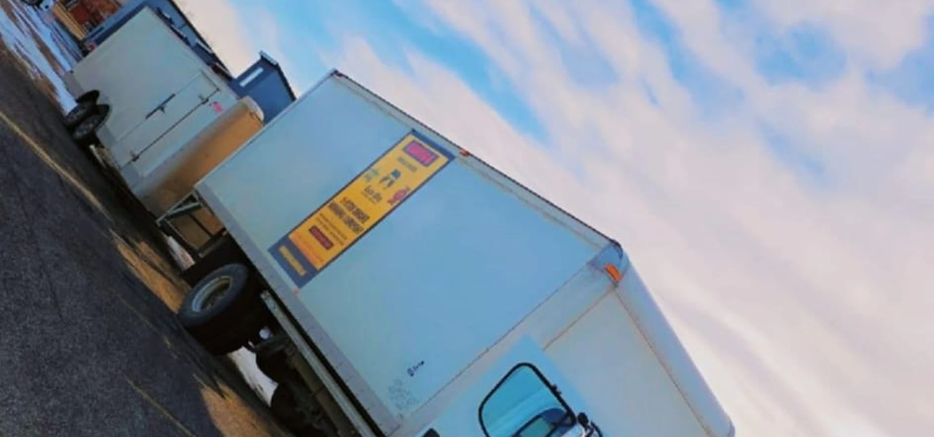 Gorilla Moves long distance moving trucks ready for an inter-provincial move across Canada