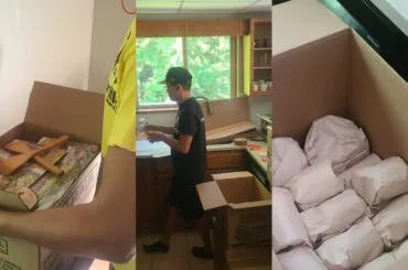 Professional packing services in Mission BC using secure boxes and wrap