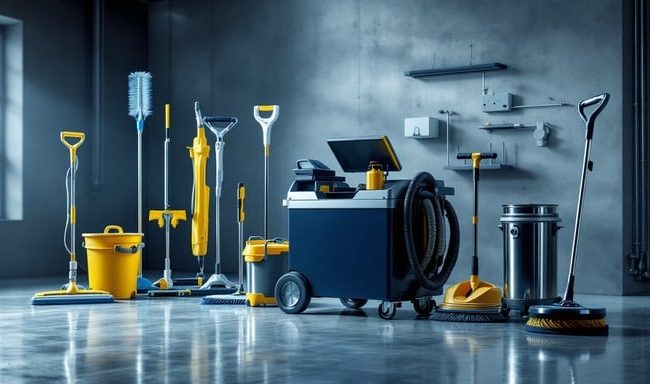 professional-cleaning-equipment-stockcake